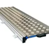Aluminium 120x30 cm Camper Schiebegestell mit Riffelblech