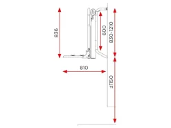 BR-Systems elektrischer Bike-Lift Heck-Fahrradträger - Short