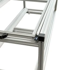 Doppel-Schiebeframe 120x40 cm mit geschlossenen Boxen