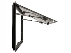 DWS Camping 900 x 500 mm Klappfenster mit Kombirollo - Black