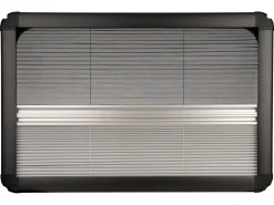 DWS Camping 900 x 500 mm Klappfenster mit Kombirollo - Black