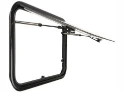 DWS Camping 700x450mm Klappfenster mit Kombirollo - Transparent
