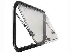 DWS Camping 900x500mm Klappfenster mit Kombirollo - Transparent