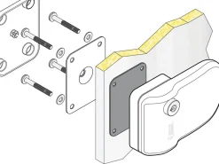 Fiamma Safe Door Sicherheitsschloss - White