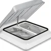 Fiamma Turbo Vent Premium 40 x 40 Dachluke mit Ventilator - Transparent