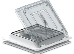 Fiamma Turbo Vent Premium 40 x 40 Dachluke mit Ventilator - Transparent