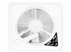 Fiamma Turbo Vent Premium 40 x 40 Dachluke mit Ventilator - Transparent