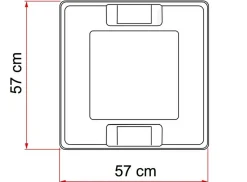 Fiamma Vent 50 Dachluke - Crystal