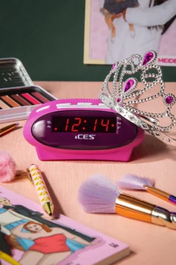 Ices ICR-210 FM Uhrenradio - Pink