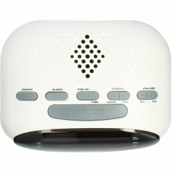 Ices ICR-210 FM Uhrenradio - White
