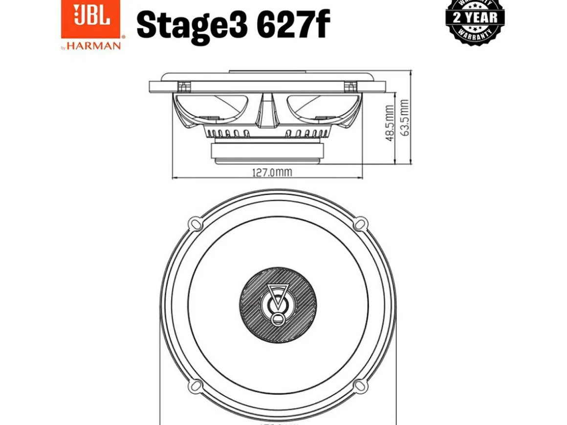 JBL Stage3 627F Lautsprecher - 16 cm