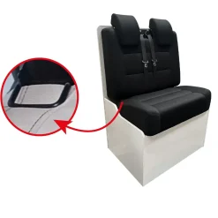 K'Foam CTA-Rahmen Komfortsitz mit Isofix - Premium Black