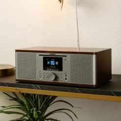 Lenco DIR-270WD Internetradio - Walnuss,Silber