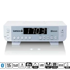 Lenco KCR-100WH FM-Küchenradio