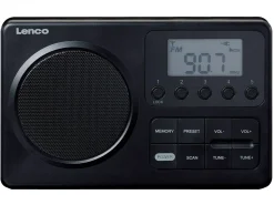 Lenco MPR-035 Kompaktes tragbares FM Radio mit LCD-Display