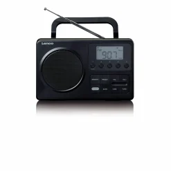 Lenco MPR-035 Kompaktes tragbares FM Radio mit LCD-Display