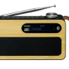 Lenco PDR-040BAMBOOBK DAB+ Radio - Bamboo,Schwarz