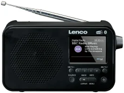 Lenco PDR-036BK DAB+/FM-Radio mit Bluetooth