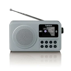 Lenco PDR-034GY DAB+ Radio - Grau