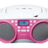 Lenco SCD-301 Radio - Pink