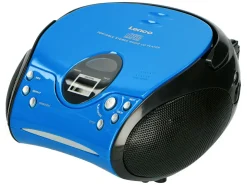 Lenco SCD-24 Tragbares FM-Radio - Blue