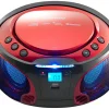 Lenco SCD-550 Tragbares FM-Radio - Red