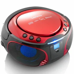 Lenco SCD-550 Tragbares FM-Radio - Red