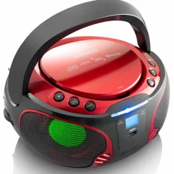 Lenco SCD-550 Tragbares FM-Radio - Red