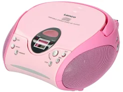 Lenco SCD-24 Tragbares FM-Radio - Pink