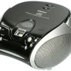 Lenco SCD-24 Tragbares FM-Radio - Black