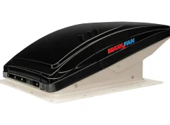 Maxxfan Deluxe 40 x 40 Dachluke mit Ventilator - smoke