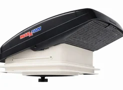 Maxxfan Deluxe Compact 28 x 28 Dachluke mit Ventilator - Smoke
