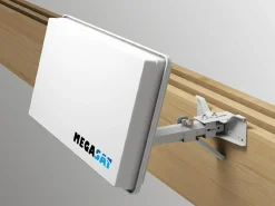 Megasat D4 Flachantenne - 4 Koaxialkabel