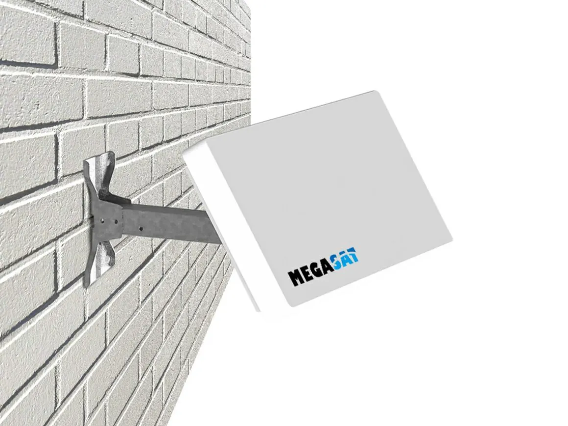 Megasat D4 Flachantenne - 1 Koaxialkabel