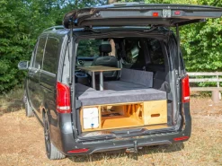 Moonbox 124cm Natur Van Campingbox mit Tisch