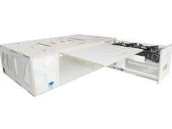 Moonbox 119 cm White Van Campingbox mit Tisch