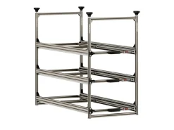 Nova Racks Serie M 3 Ebenen Seitenauszug - 40x90x112 cm