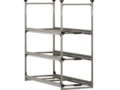 Nova Racks Serie M 3 Ebenen Seitenauszug 40x120x132 cm