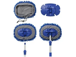 Obelink 250 teleskopische Mikrofaser-Waschbürste - Blau