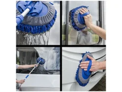 Obelink 165 teleskopische Mikrofaser-Waschbürste - Blau