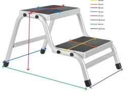 Obelink Byron Doppeltrittstufe - Grey