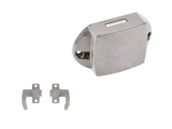 Obelink Druckknopfschloss mit Verriegelungshaken - Silver
