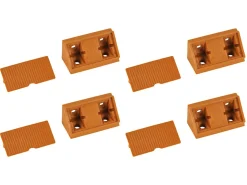 Obelink Eckverbinder mit Kappe - Dark brown