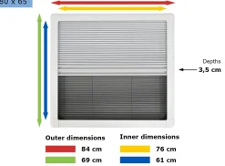 Obelink Eclipse Kombirollo - 80 x 65 cm