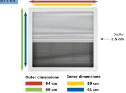 Obelink Eclipse Kombirollo - 90 x 65 cm
