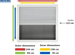 Obelink Eclipse Kombirollo - 140 x 80 cm