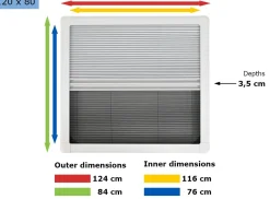 Obelink Eclipse Kombirollo - 120 x 80 cm