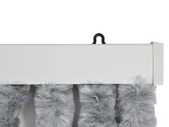 Obelink grau 185 x 56 Flauschvorhang