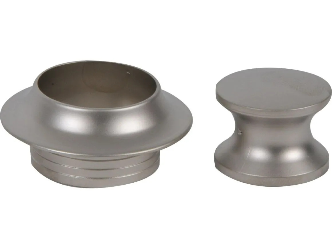 Obelink Push-Lock Knopf - Silver