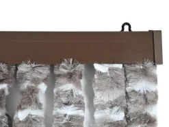 Obelink Taupe 185 x 56 Flauschvorhang